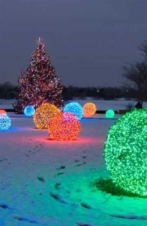 54 Best DIY Christmas Light Balls For Outdoor Decoration | Easy holiday ...