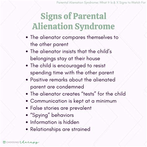 What Is Parental Alienation Syndrome?