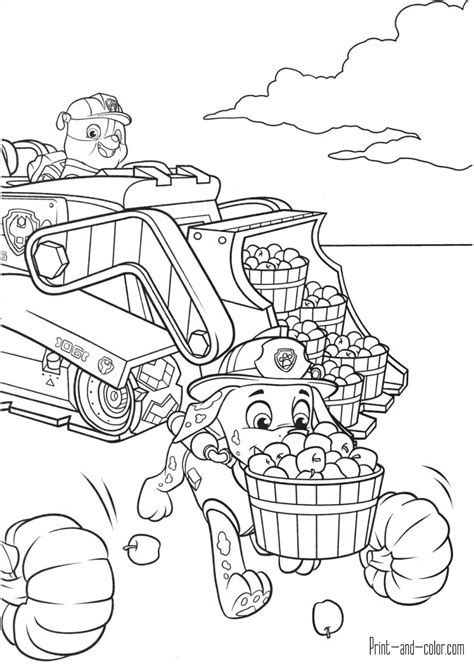 28+ Coloring Pages For Kids Boys Paw Patrol Images - COLORIST