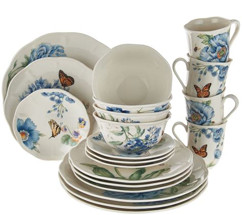 Lenox Butterfly Meadow 20-pc. Porcelain Dinnerware Set - Page 1 — QVC.com