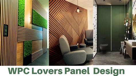 WPC Louvers Panel Design Ideas | Charcoal Sheet Ideas | Wood Slat Wall ...