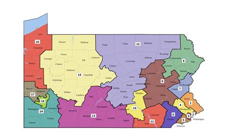 Pennsylvania's Congressional Districts - Wikipedia - Texas Senate ...