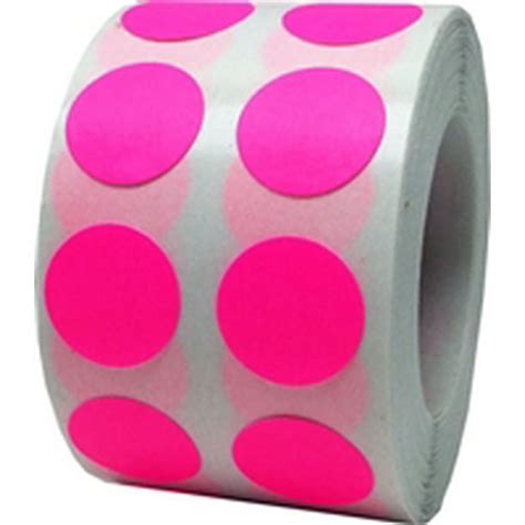 Fluorescent Pink Circle Dot Stickers | 0.5" Inch Round | 1,000 Pack - Walmart.com - Walmart.com