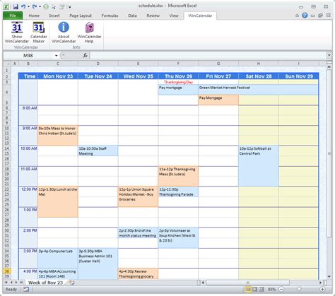 Calendar Maker & Calendar Creator for Word and Excel