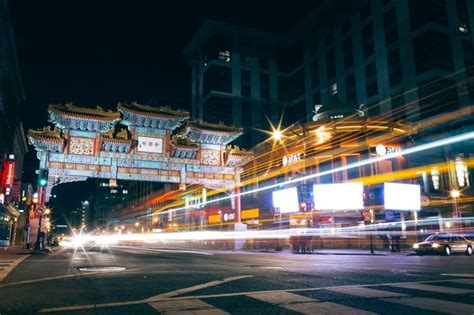 Chinatown in Washington DC at Night