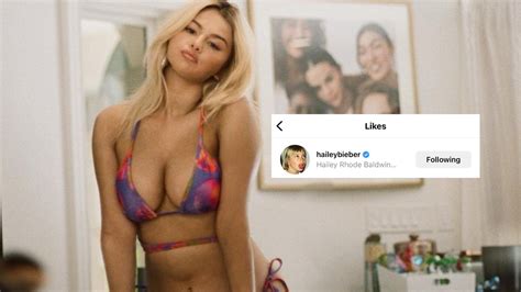 Hailey Bieber Likes Selena Gomez's Swimsuit Photo on Instagram | Preview.ph