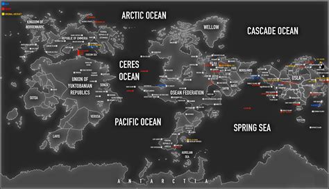 A more tactical version of my Strangereal map with enemy and friendly ...