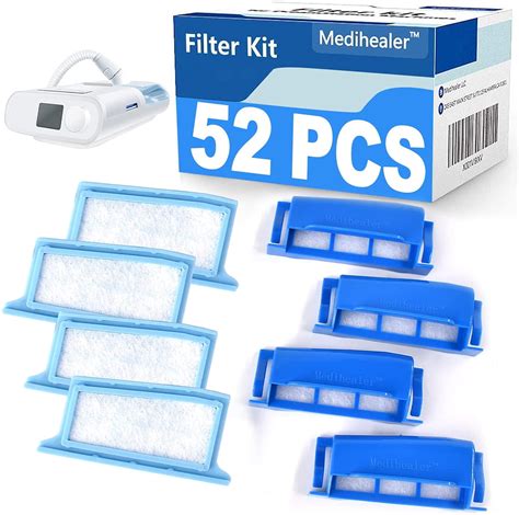 52PCS CPAP Filter Kit for Philips Dreamstation, with 22 Pollen Filters ...