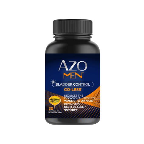 AZO Men Bladder Control Go-Less, Dietary Supplement, 30 Capsules - Walmart.com