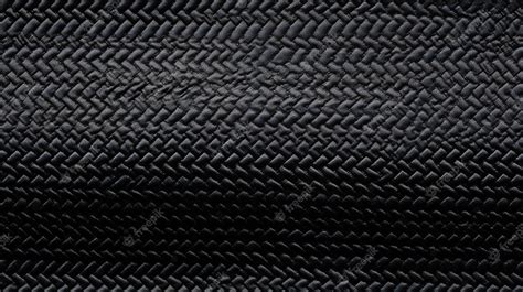 Premium AI Image | Black carbon fiber texture background High ...