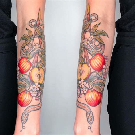 101 Best Apple Tattoo Ideas You'll Have To See To Believe!