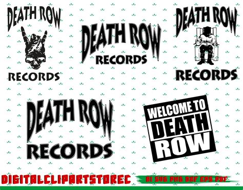 Death Row Svg Death Row Records Svg Gangsta Rap Svg 2pac - Etsy Hong Kong