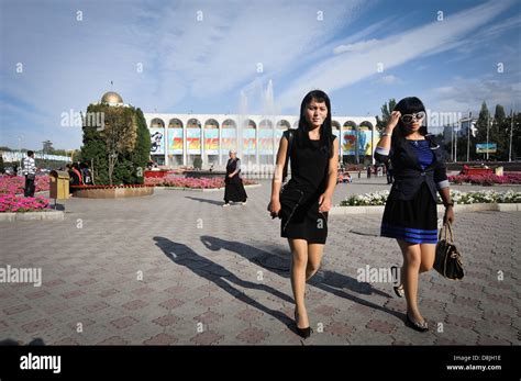 Life in Bishkek, the capital of Kyrgyzstan Stock Photo - Alamy