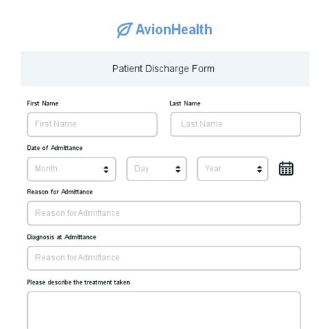 Patient Discharge Form | Secure & Easy-to-Use | Formstack