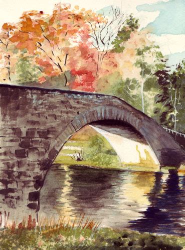 Cumbrian Bridge Watercolor Painting