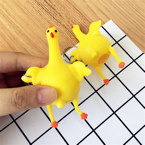 Aliexpress.com : Buy Hot Laying Egg Yellow Hens Chicken Funny Relax ...