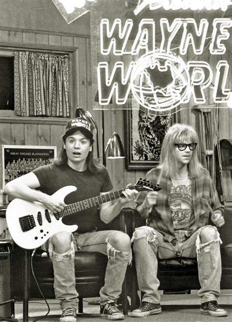 Wayne's World Mike Myers Dana Carvey | Wayne's world, Wayne, Wes ...