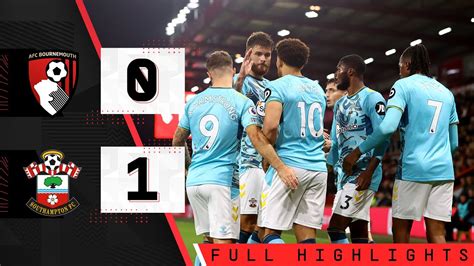 EXTENDED HIGHLIGHTS: Bournemouth 0-1 Southampton | Premier League