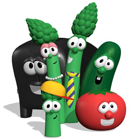 VeggieTales - 1993 Magazine Group (Blender Render) by LuxoVeggieDude9302 on DeviantArt