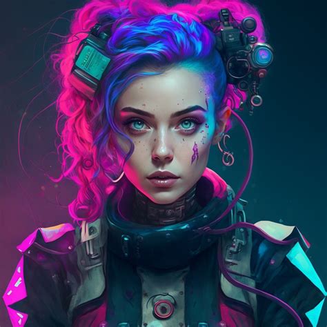 Cyberpunk Rpg, Cyberpunk Girl, Cyberpunk Character Art, 3d Model ...