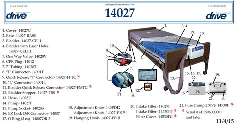 Med-Aire 8" Alternating Pressure & Low Air Loss Mattress System