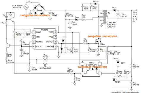 12V 2 Amp SMPS Circuit