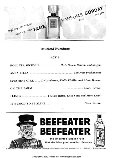 New Girl in Town (Broadway, Richard Rodgers Theatre, 1957) | Playbill