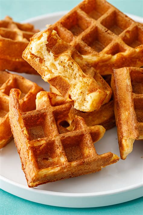 Savory Cheddar Cheese Waffles | Love and Olive Oil