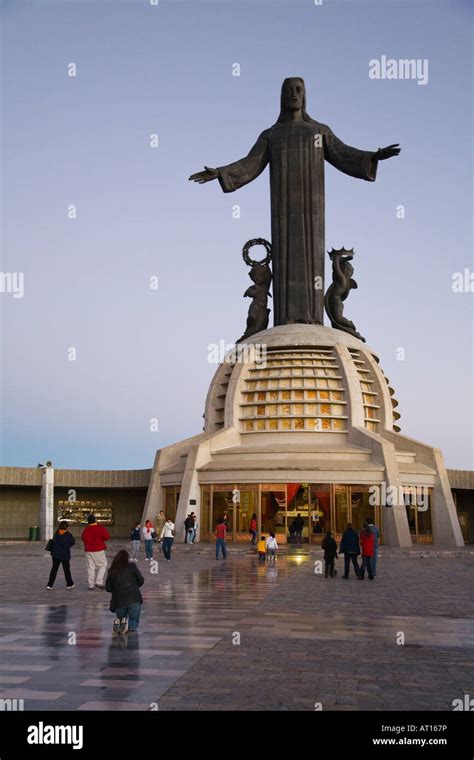 MEXICO Guanajuato Cristo Rey shrine Cubilete large statue of Jesus ...