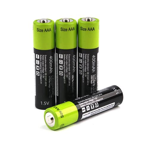 Rechargeable battery 1.5V 400mAh AAA rechargeable accumulator battery ...