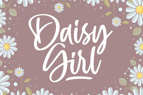 Daisy Girl - Cute Font By Subectype | TheHungryJPEG