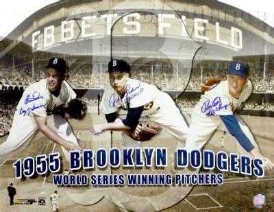 1955 world series | ... 8x10 Photo (Brooklyn Dodgers 1955 World Series ...