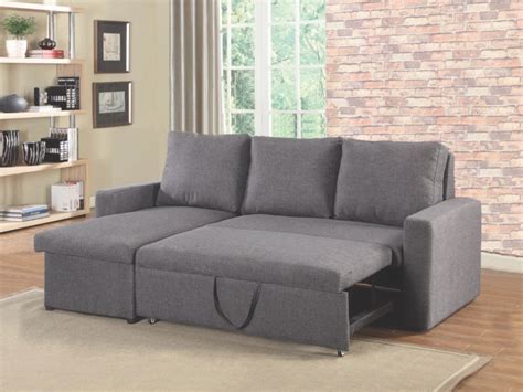 IFDC IF9000 Elegant Pull Out Sofa Bed with Storage