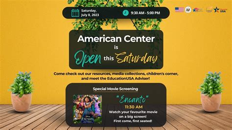 U.S. Consulate General Chennai on Twitter: "The American Center is open this Saturday! Don't ...