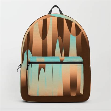 Lava lamp brown and blue sky composition Backpack by PACO HERRERO | Society6 | Lava lamp, Blue ...