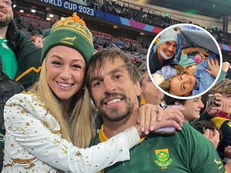 Eben Etzebeth's wife Anlia gives birth to a baby girl