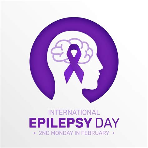 Premium Vector | World international epilepsy day background design concept