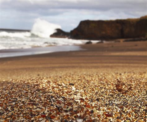 Kauai Island Glass Beach, Hawaii