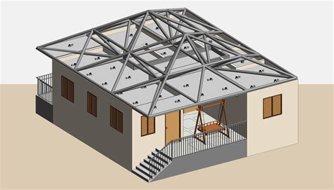 3D-Revit-Model_Roof-Structure-with-Architectural-Model of-Home ...