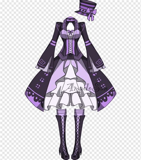 Anime Drawing Dress Clothing Lolita Fashion, Anime, Black Hair, Manga, Fictional Character Png ...