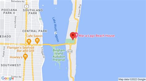 Palm Beach Map Mar A Lago | Beach Map