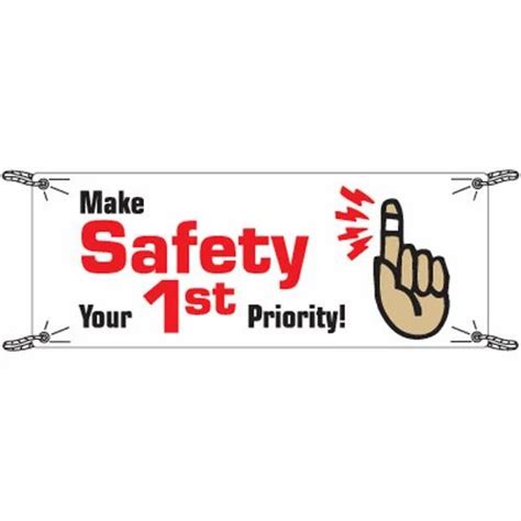 Safety First Slogan at best price in Vadodara by Roar Fire Safety Equipments Private Limited ...