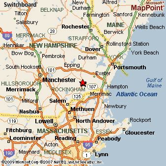 Kingston, New Hampshire Area Map & More