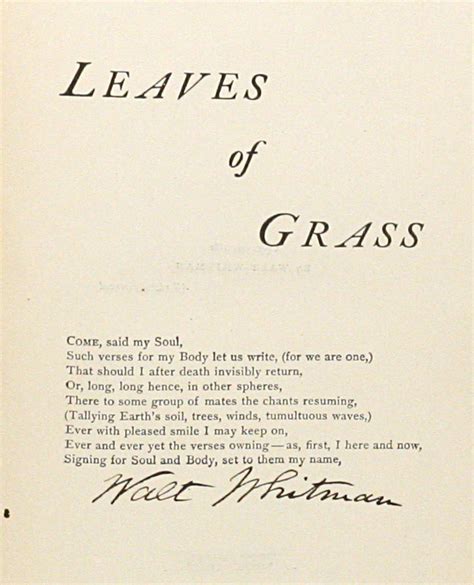 Complete Poems & Prose of Walt Whitman 1855... 1888 Leaves of Grass . WITH: Autograph Letter ...