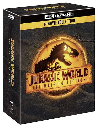 Jurassic Park 6-Movie Collection - 4k UHD + BLU-RAY Box Set - YUKIPALO