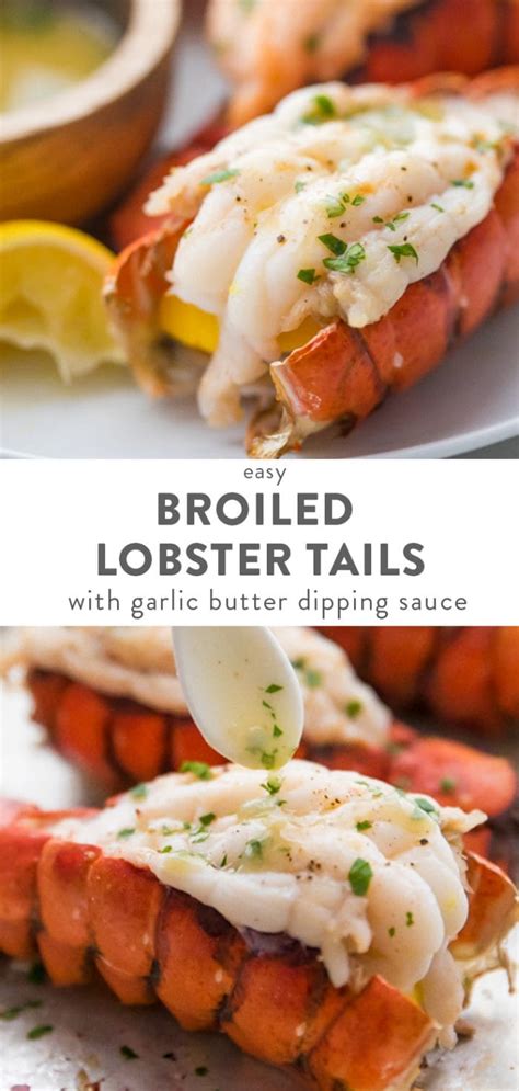 How to Broil Lobster Tails + Garlic Butter Sauce - 40 Aprons