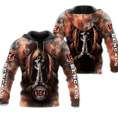 Cincinnati Bengals Hoodies death smoke graphic gift for men -Jack sport ...