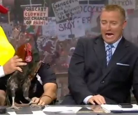 ESPN’s Kirk Herbstreit Is Terrified Of A Rooster [VIDEO]