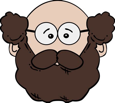 Clipart - Man Face Cartoon