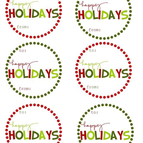 Free Printable Editable Christmas Gift Tags - Free Printable